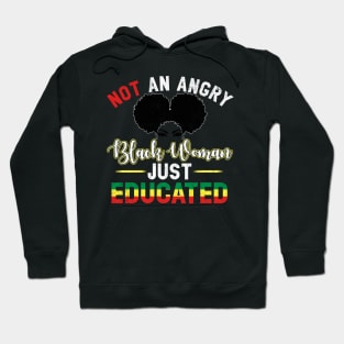 Educated Strong Black Woman Queen Melanin African American Hoodie